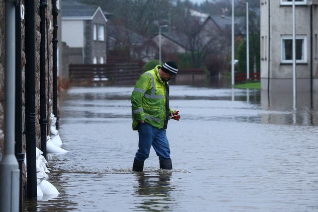 The Met Office said more rain could particularly affect areas where the ground is already waterlogged