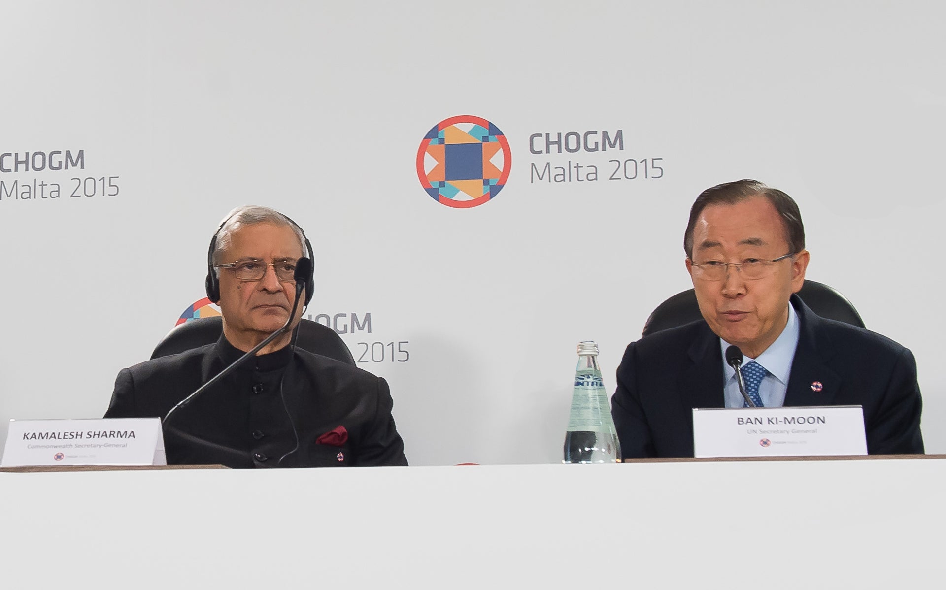 Kamalesh Sharma and UNSG Ban-Ki-moon
