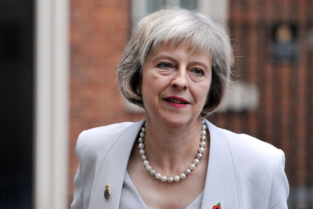 Theresa May: 'Theresa May, the Home Secretary, argued: “There should be no area of cyberspace which is a haven for those who seek to harm us to plot, poison minds and peddle hatred'