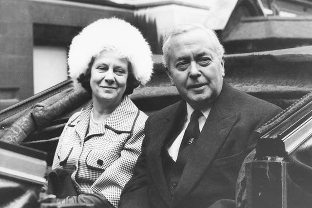Mary and Harold Wilson in 1971