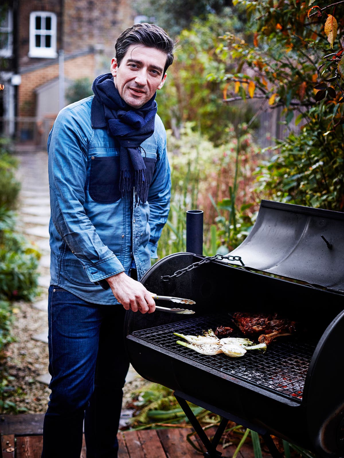 Ben Tish's winter barbecue: What could be finer than eating by a warming fire?