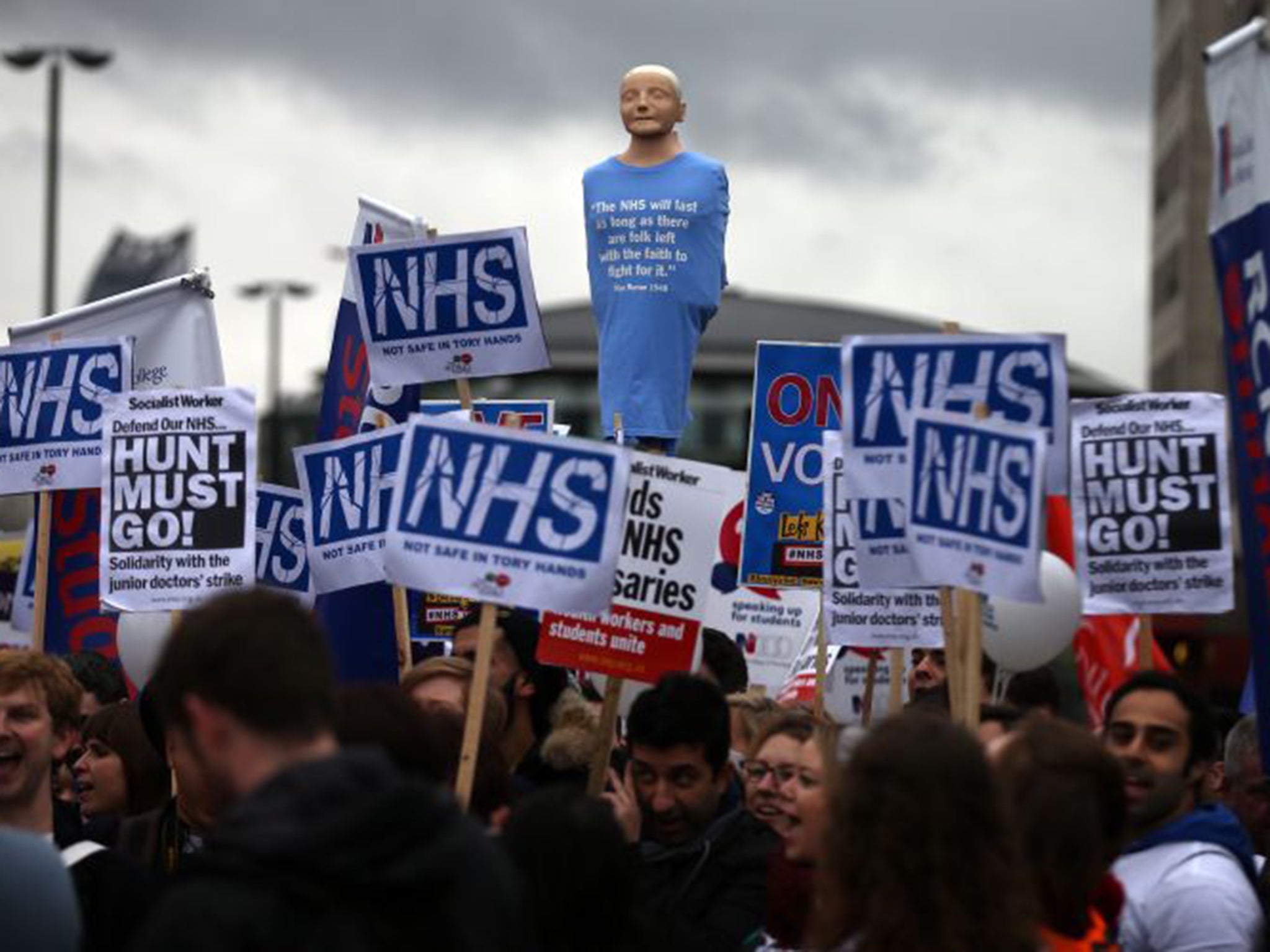Nurses demonstrating in London at the weekend in a separate dispute over bursaries