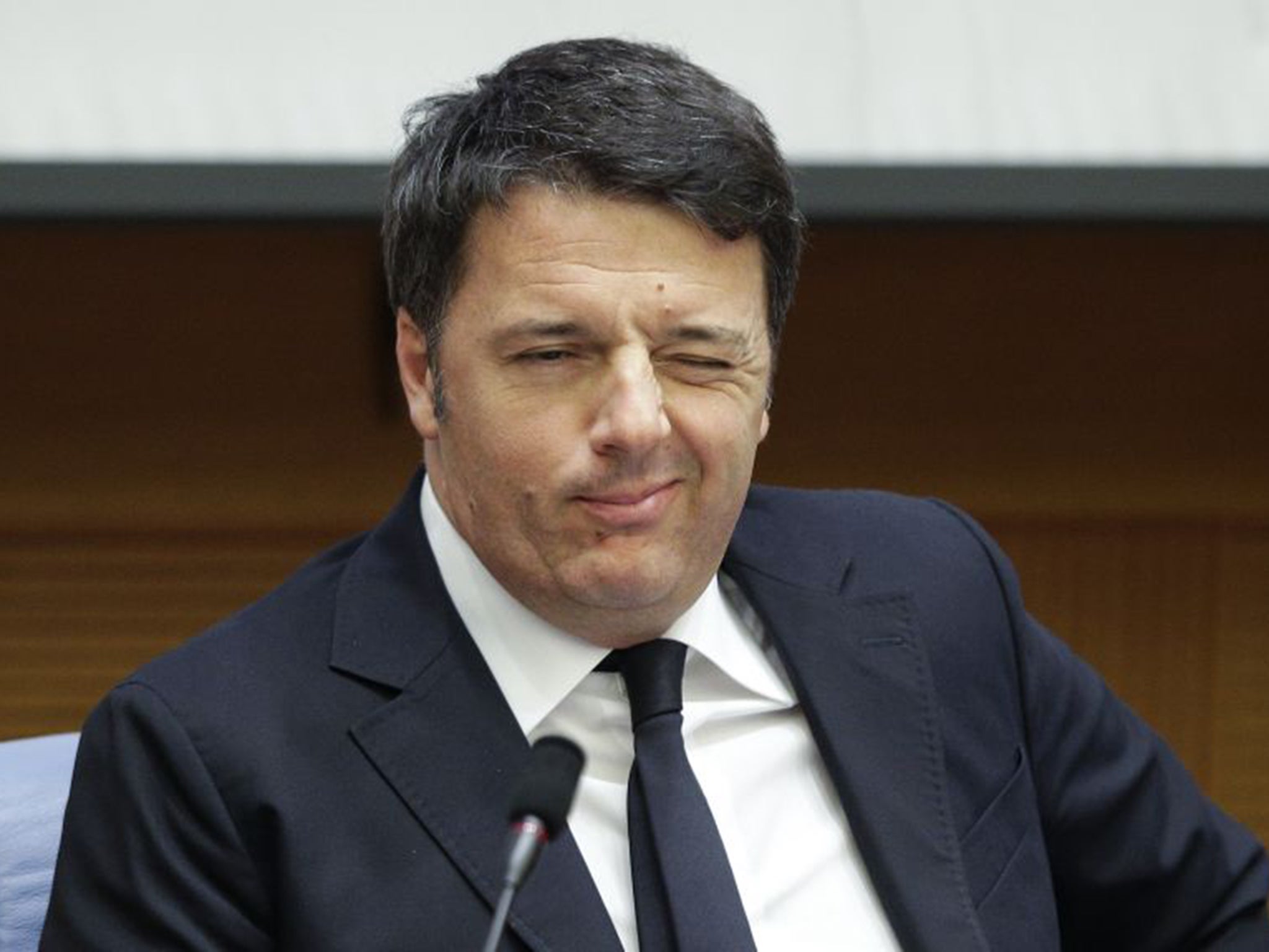 The Italian Prime Minister, Matteo Renzi, said he “laughed from start to finish”