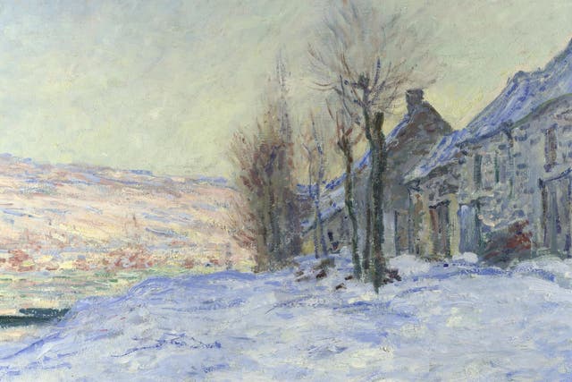 The collection is made up of priceless impressionist masterpieces, like Monet's 'Lavacourt Under Snow'
