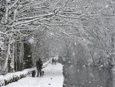 Snow warnings for England and Scotland as temperatures fall to -15