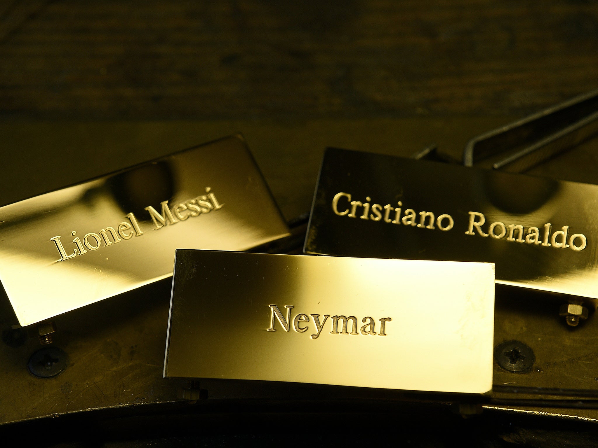 Messi, Neymar or Ronaldo? Who's name will be on the prize?