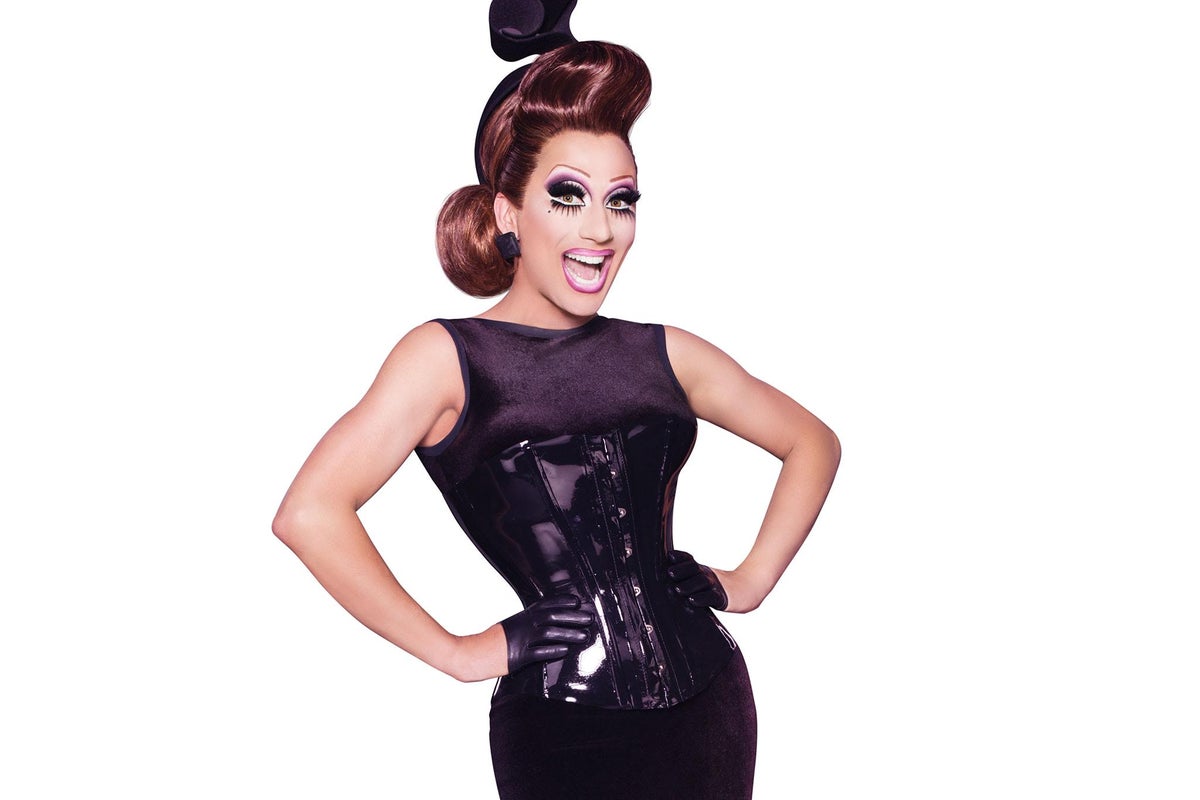 bianca del rio black and white dress bianca del rio