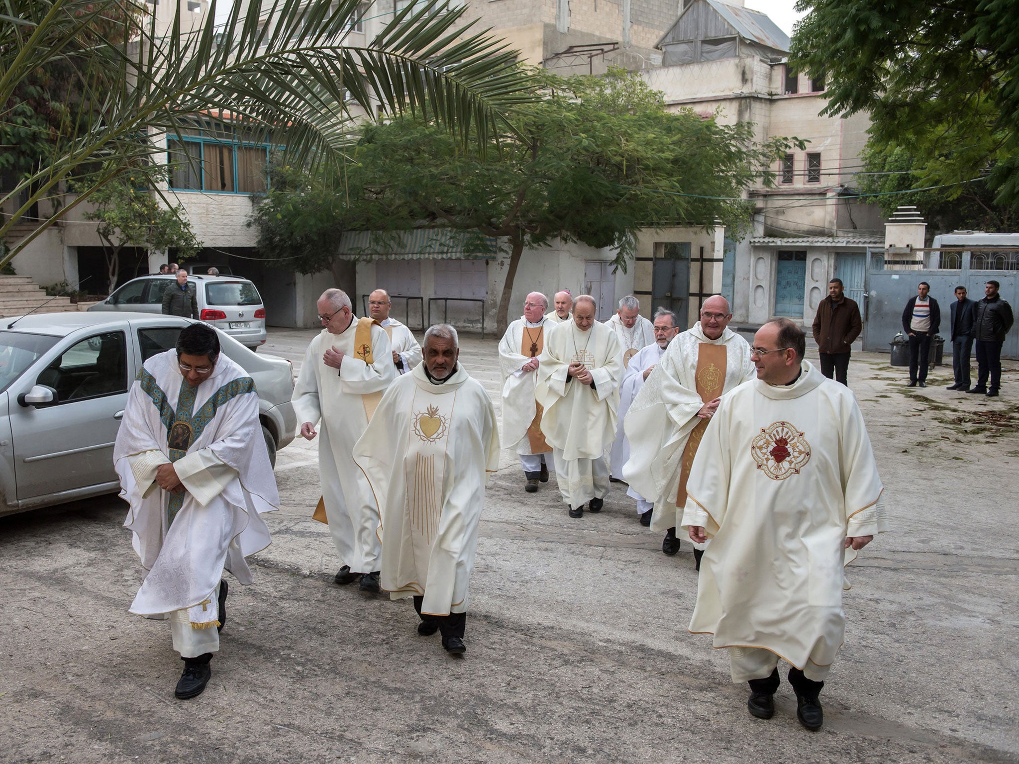 Bishops visiting Gaza