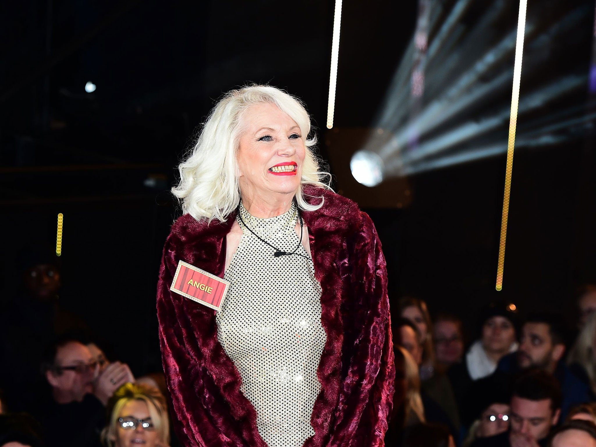 Angie Bowie arrives at the start of the latest series of Celebrity Big Brother, January 5, 2016