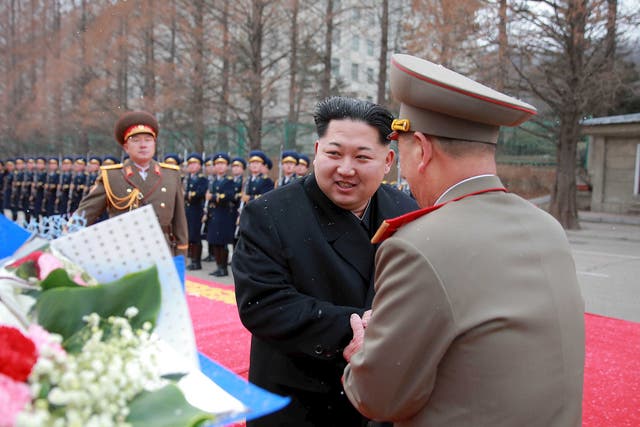 North Korean leader Kim Jong Un visits the Ministry of the People's Armed Forces on the occasion of the new year