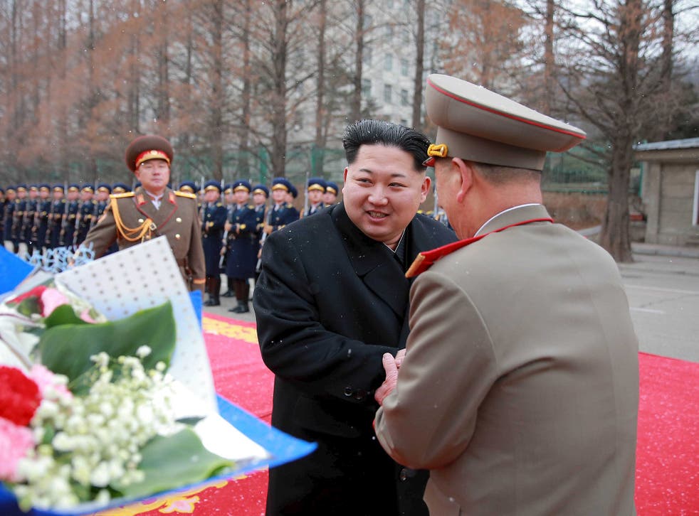 North Korean leader Kim Jong Un visits the Ministry of the People's Armed Forces on the occasion of the new year