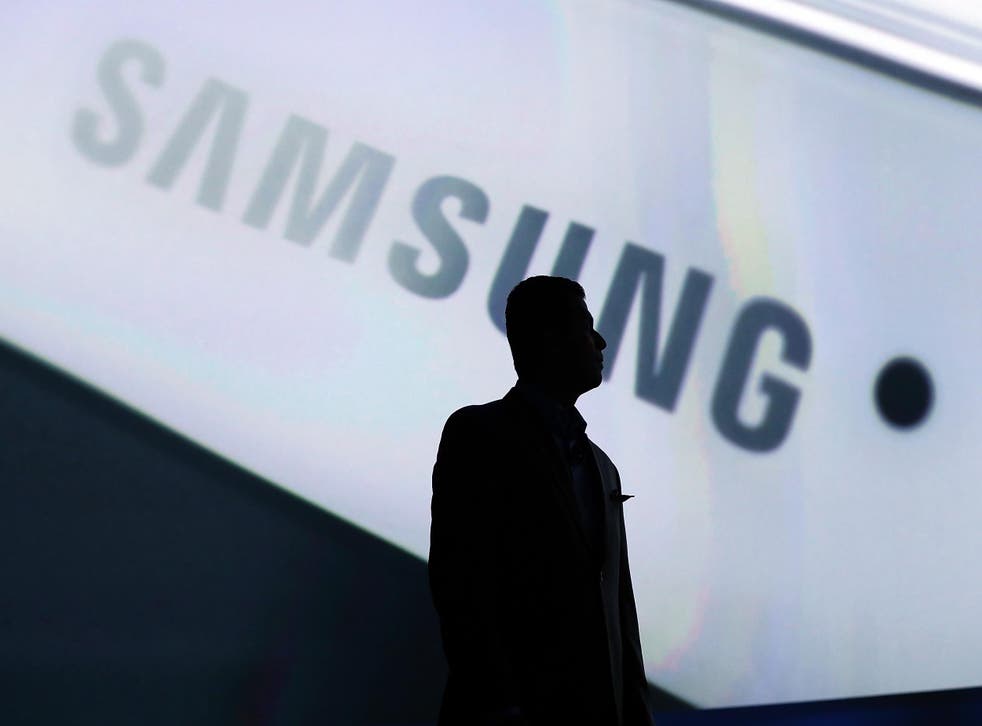 A Samsung official speaks at CES 2014