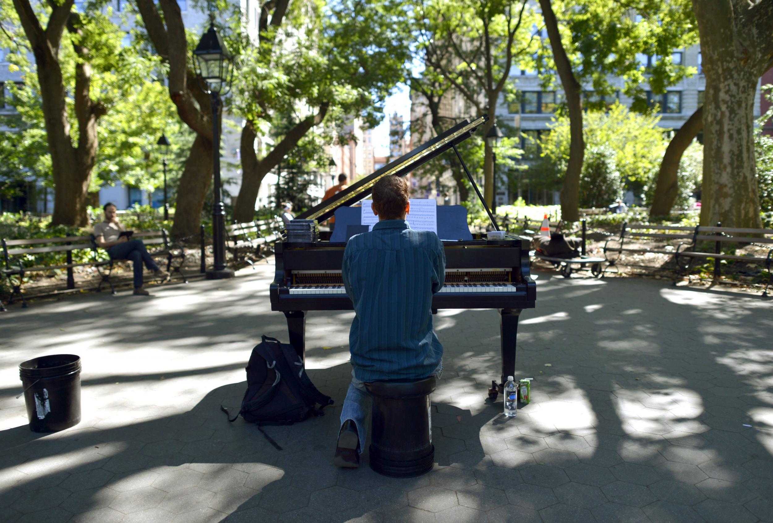 Bowie said the square was his favourite place in New York