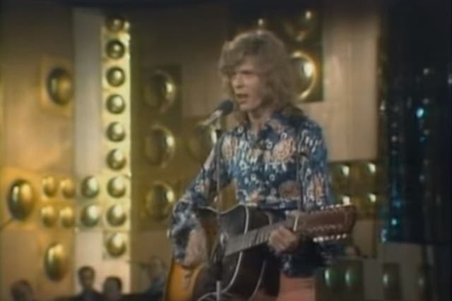 David Bowie's first live televised performance at the Ivor Novello Awards in 1969
