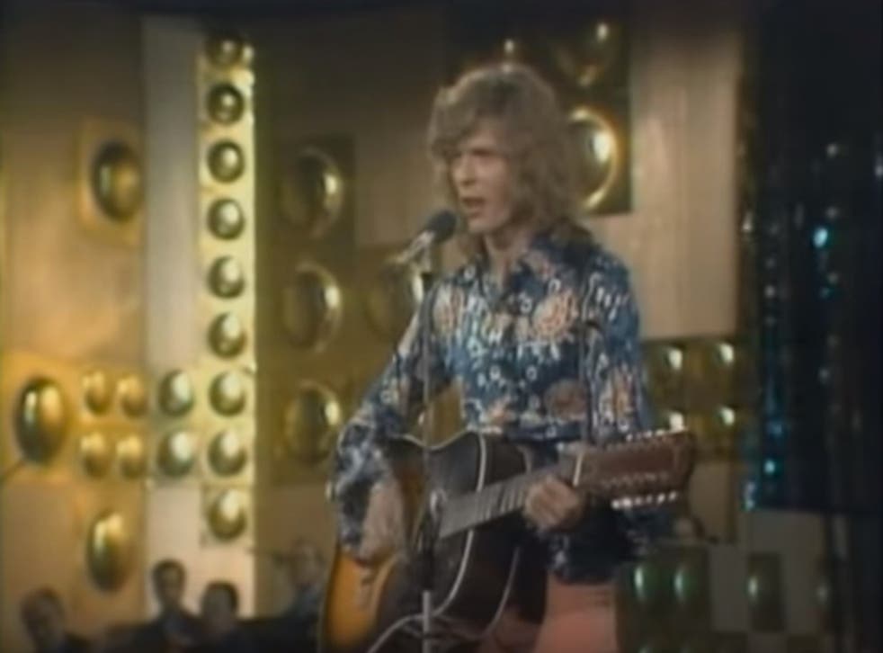David Bowie's first live televised performance at the Ivor Novello Awards in 1969