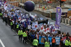 Thousands march to save student nurses’ and midwives’ NHS bursary