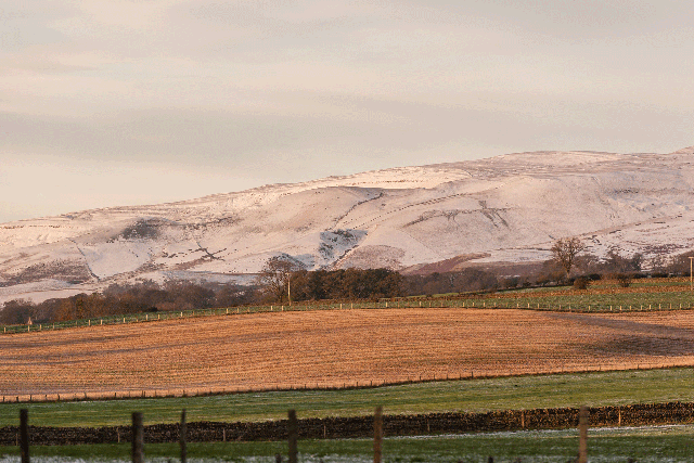 A sprinkling of snow is likely in higher altitudes such as here in Cumbria in north-west England
