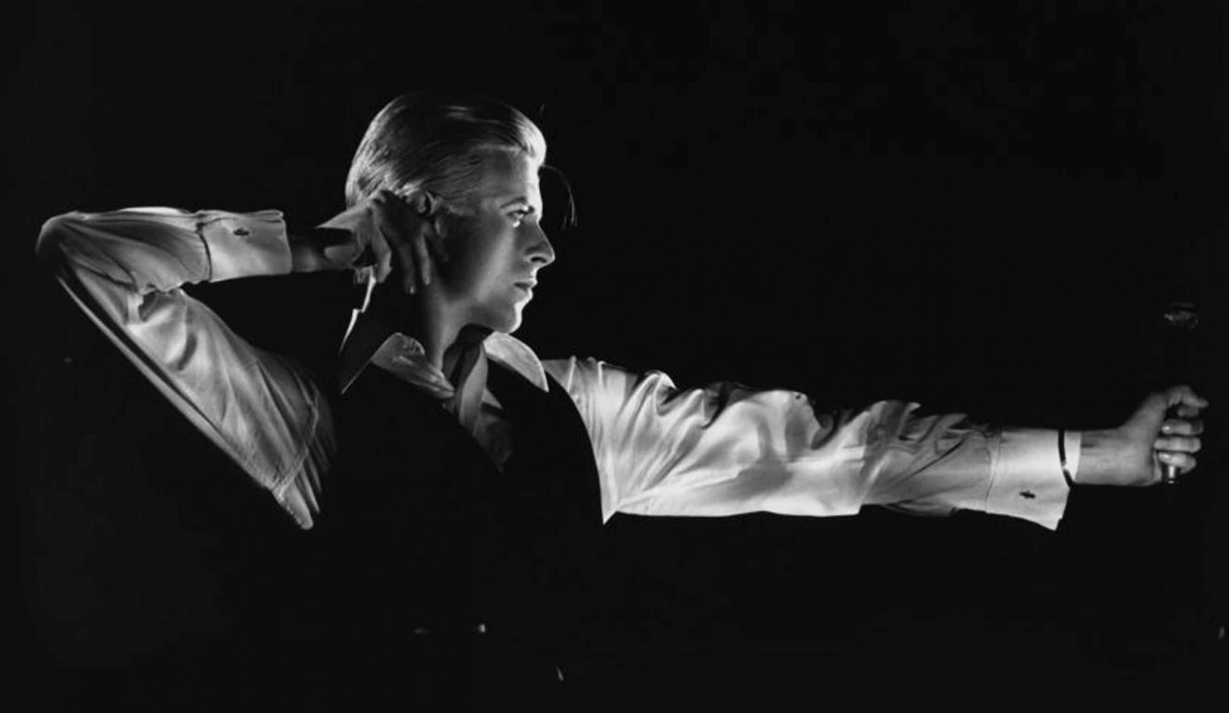 Bowie in 1976, in a publicity shot for his Station to Station tour