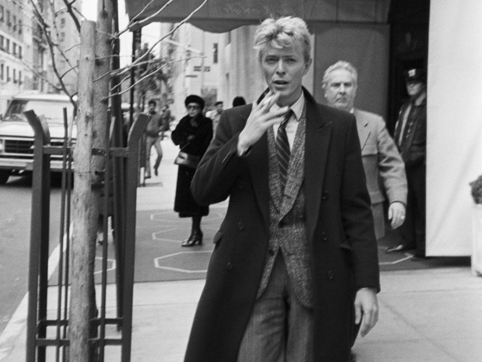 Bowie in New York in around 1970
