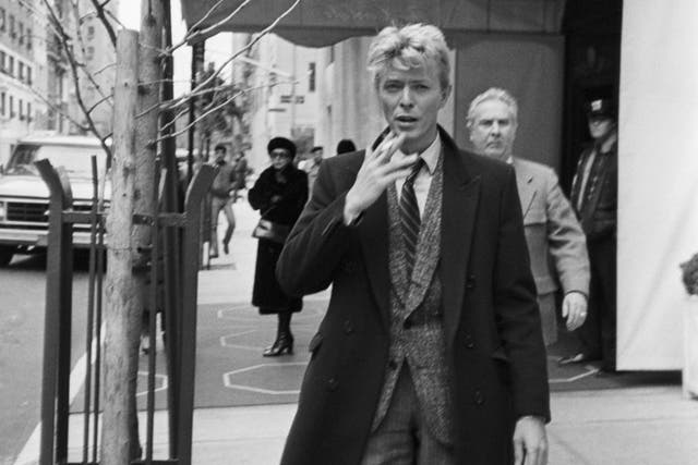Bowie in New York in around 1970