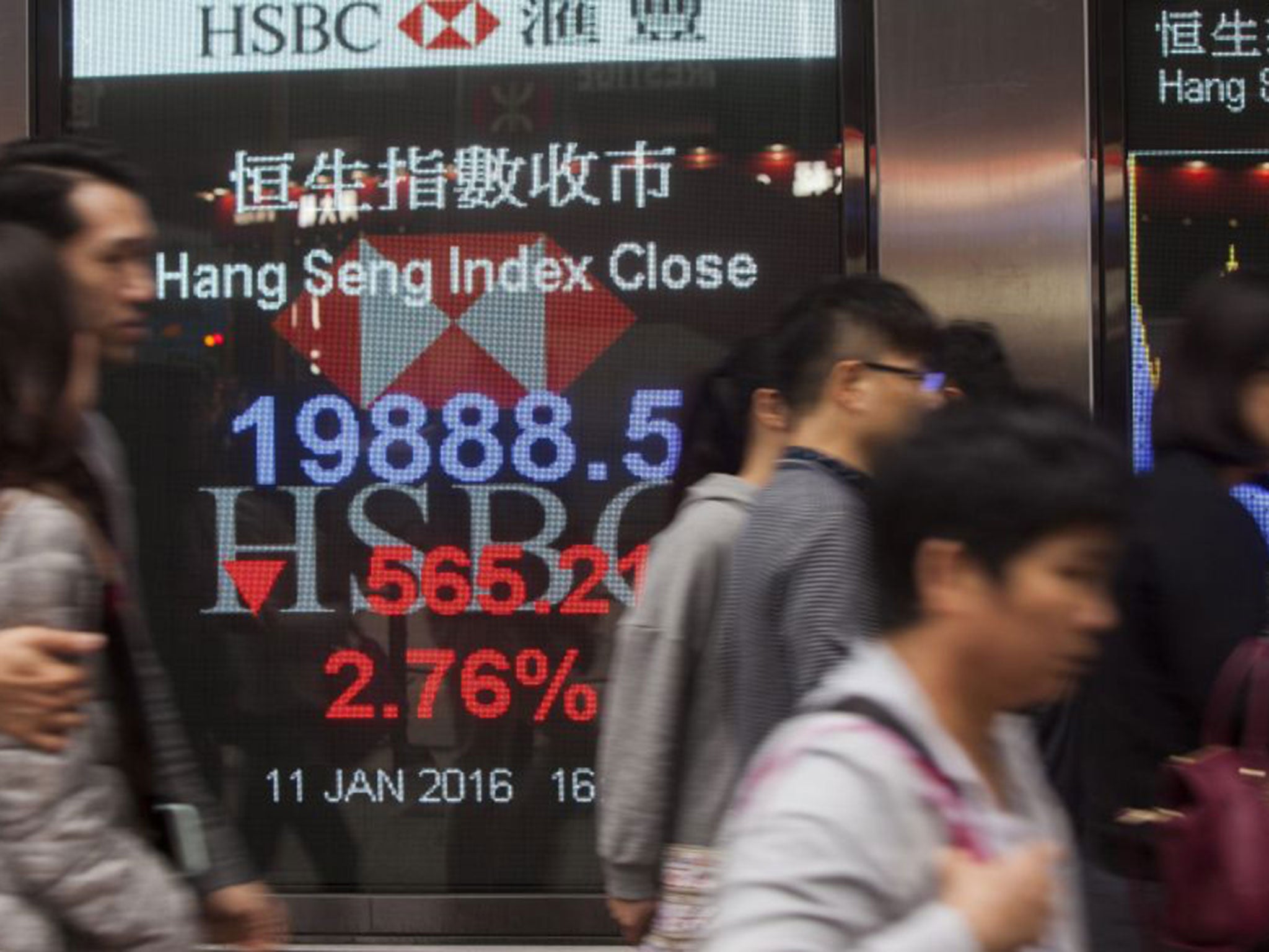 China's volatile Shanghai Composite dropped to intraday lows not seen since last August