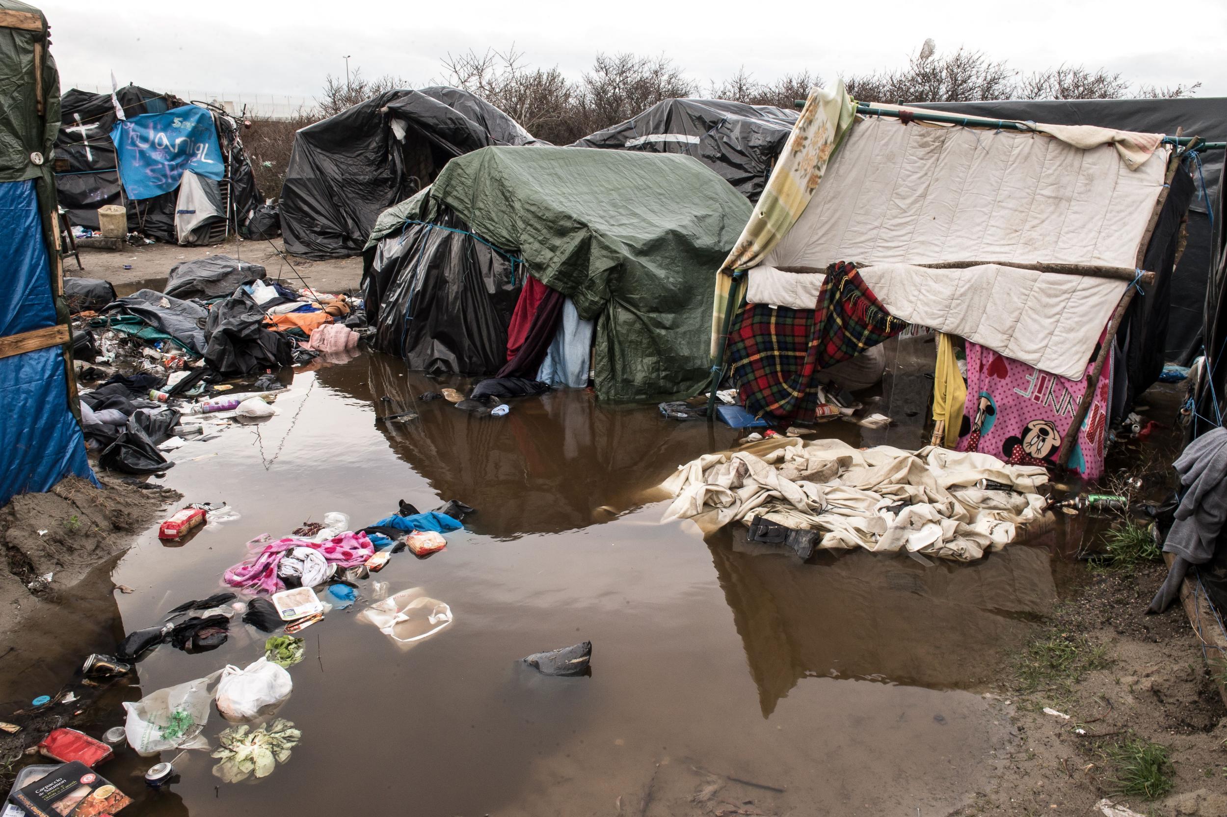  The French government wants to dismantle up to a third of the Jungle camp, according to aid workers based there