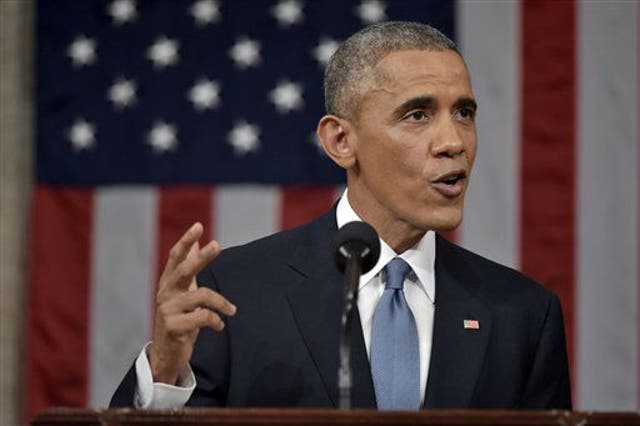 Mr Obama will be making his final State of the Union address