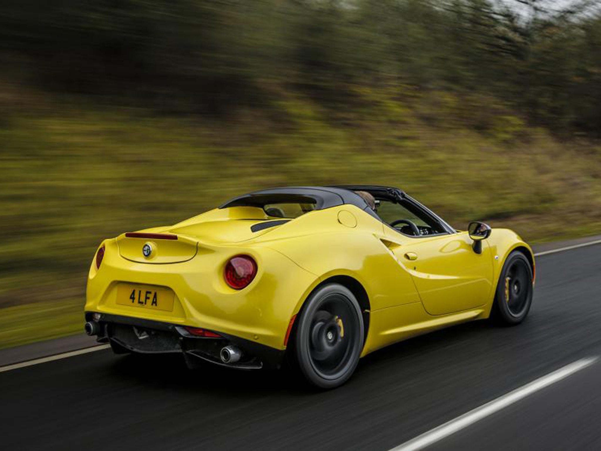 Alfa Romeo 4C Spider, car review: Flawed steering means it can't justify  extravagant pricing | The Independent | The Independent