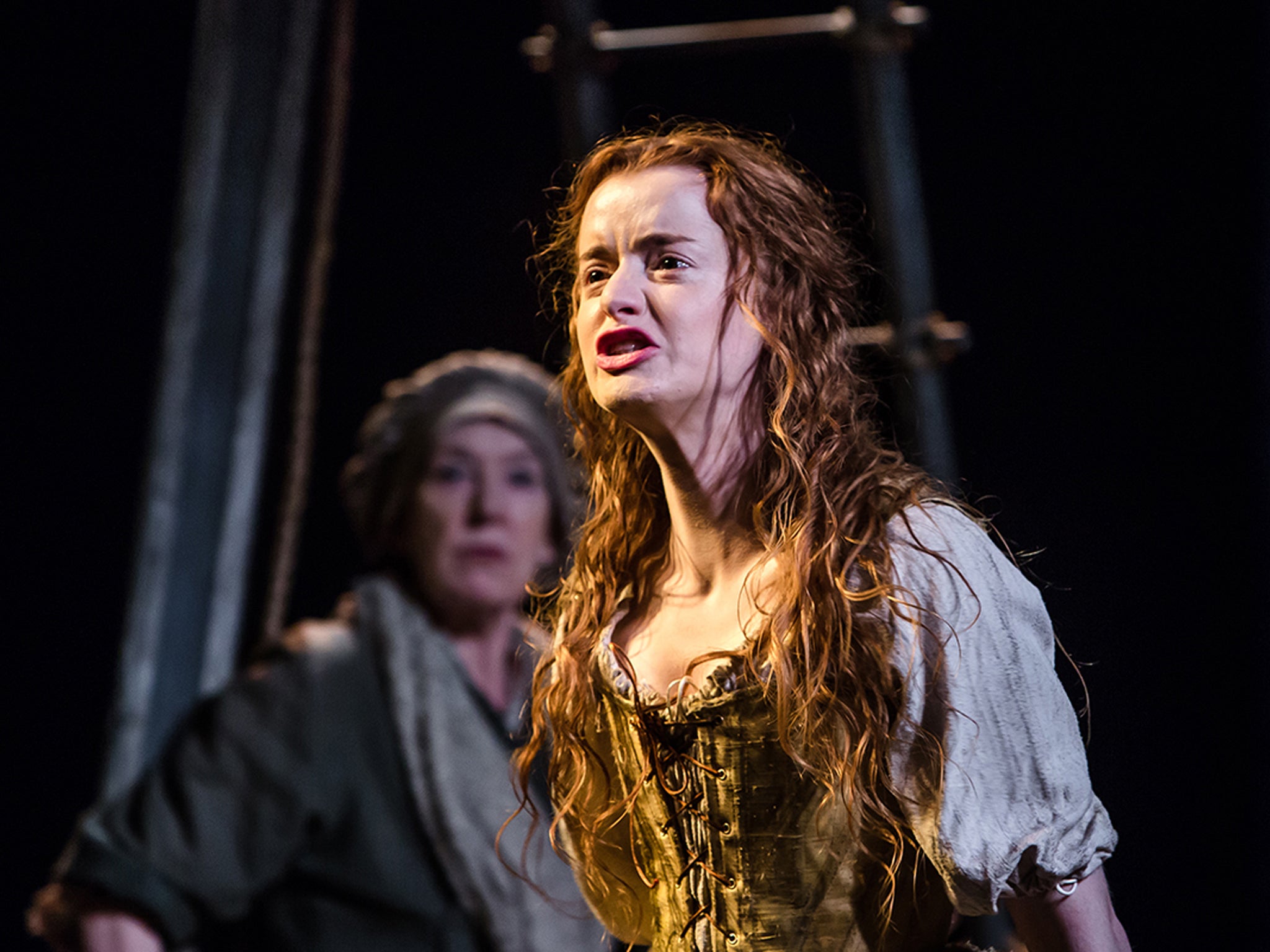 Judith Coke (Priddy) and Hannah Hutch (Ann) in Jane Wenham: The Witch of Walkern