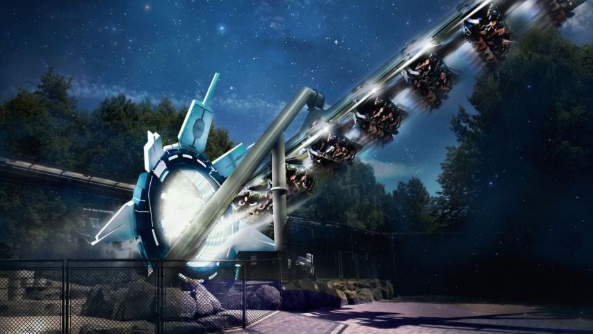 A depiction of what Galactica will look like when it opens in April 2016