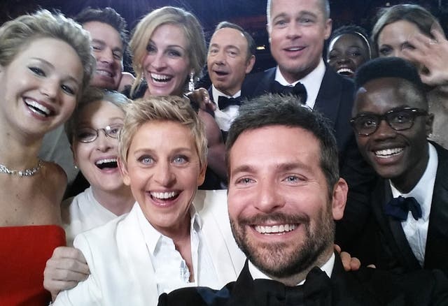 The selfie that Ellen initiated (it was taken by Bradley Cooper) at the 2014 Oscars has been retweeted nearly 3.5 million times