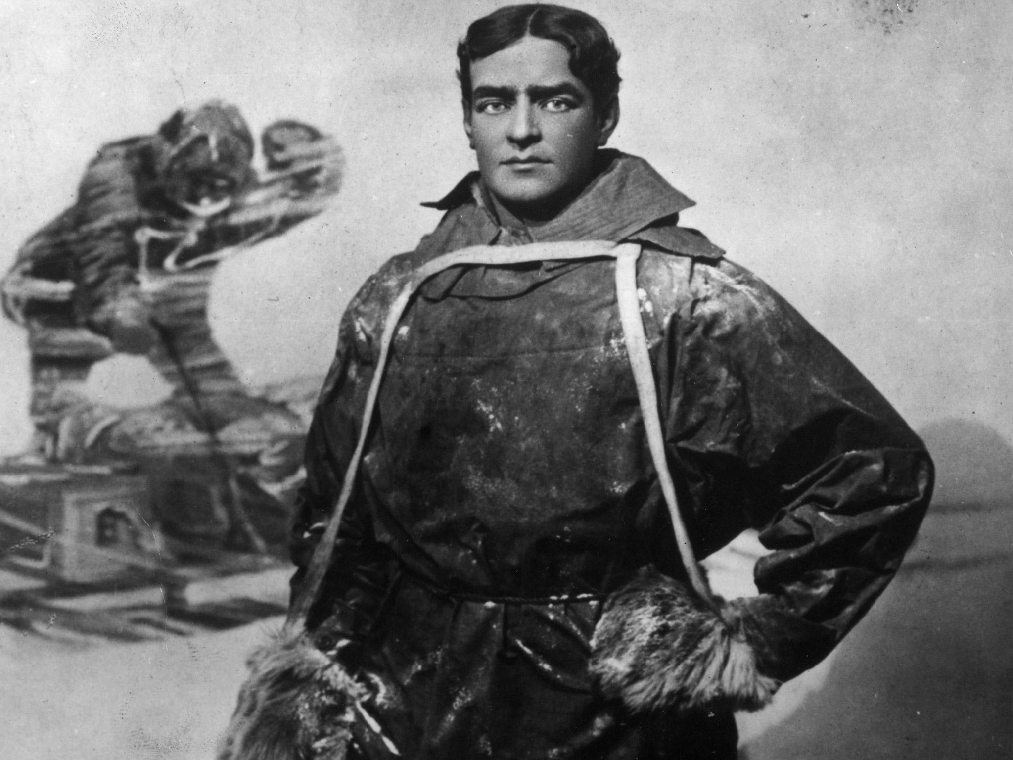 Irish Antarctic explorer Sir Ernest Shackleton in 1908