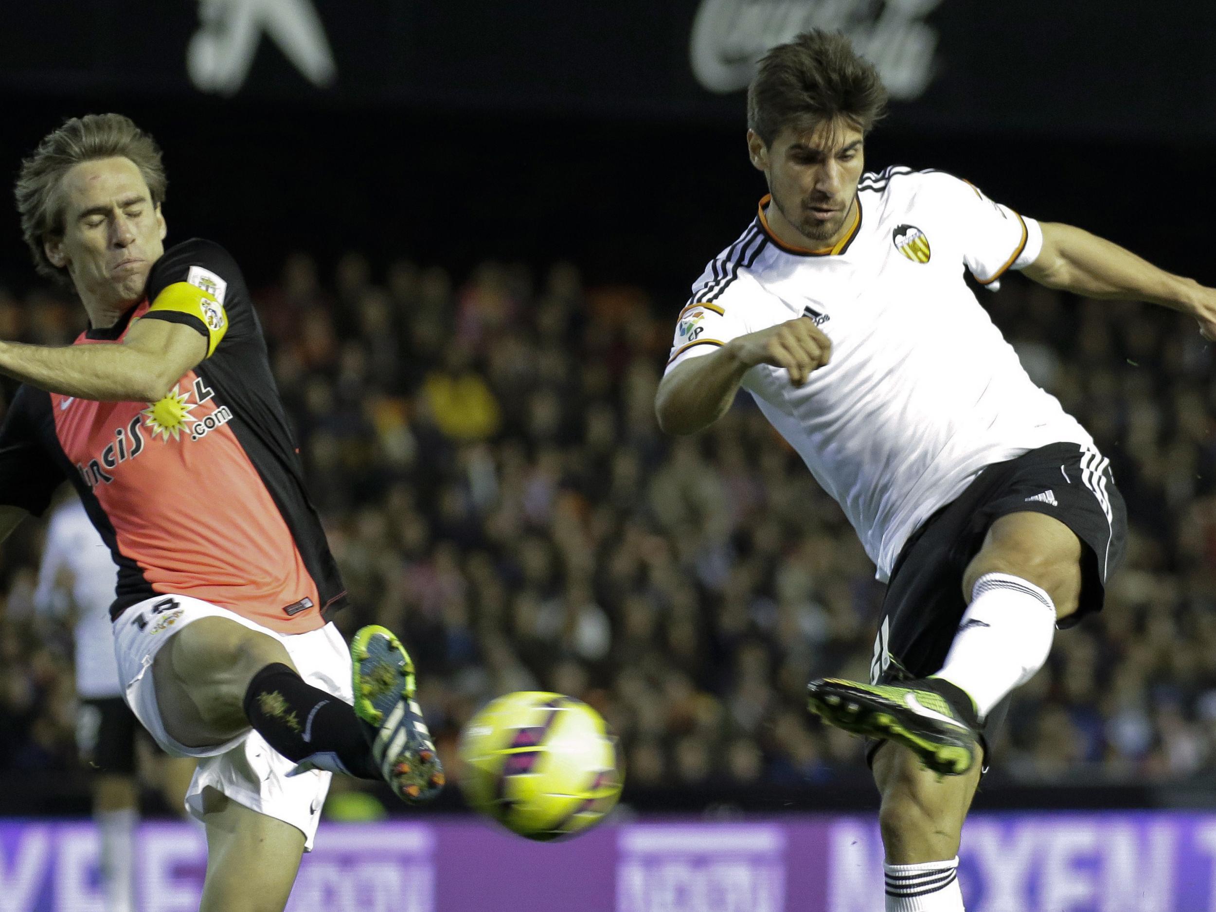 Valencia midfielder Andre Gomes