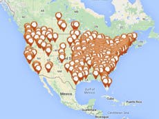 Squirrel attacks on the US power grid shown in one hilarious map