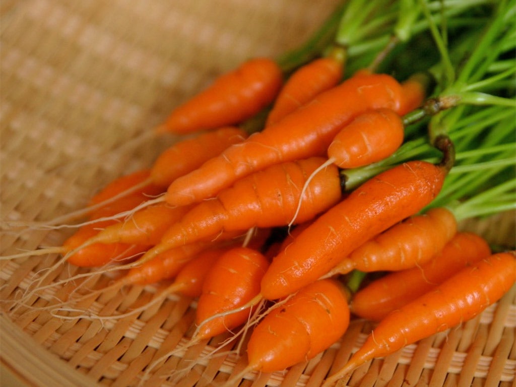 Baby carrots account for nearly 70 per cent of all carrot sales