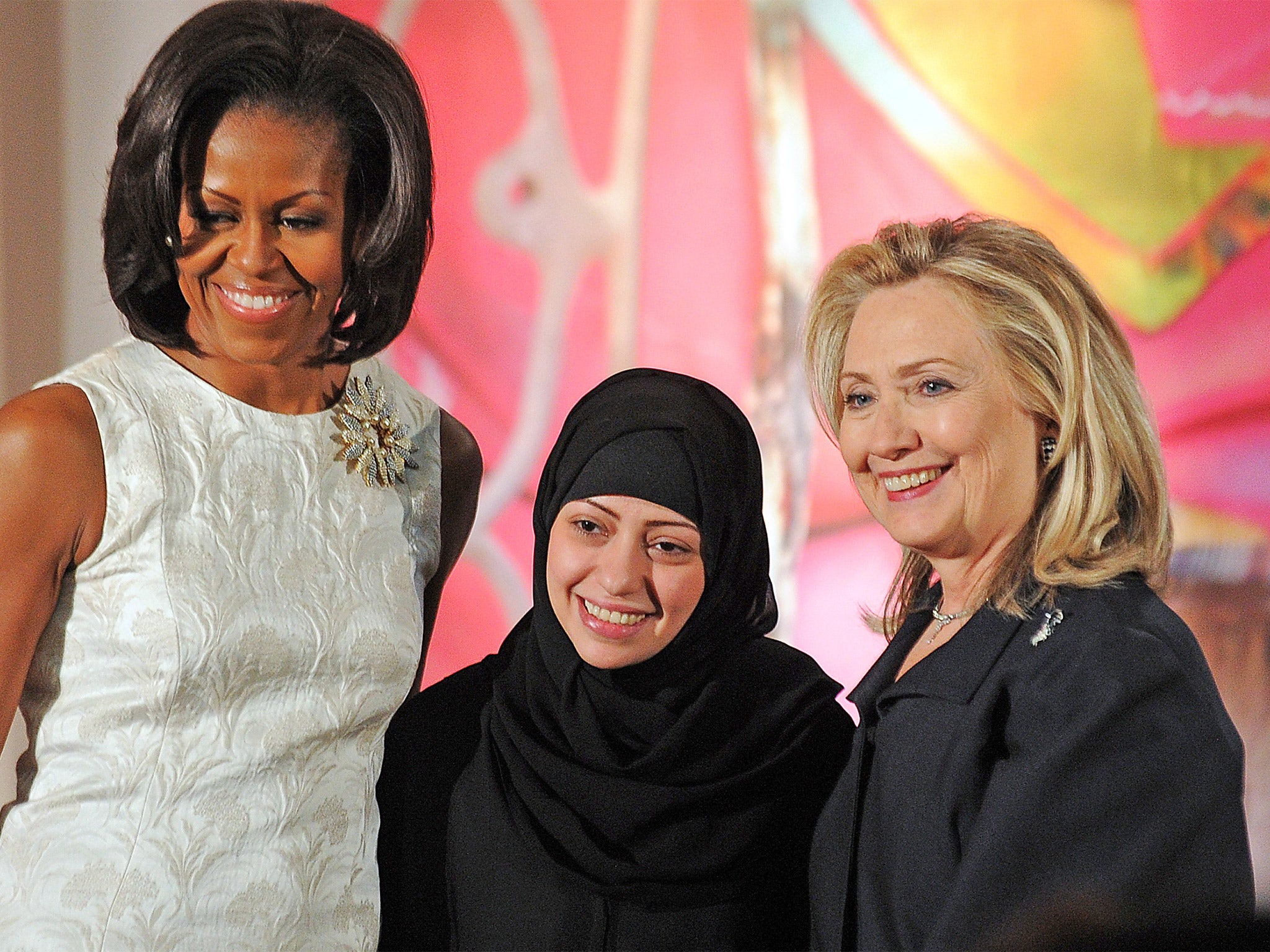 Samar Badawi received the International Women of Courage award in 2012 (Getty)