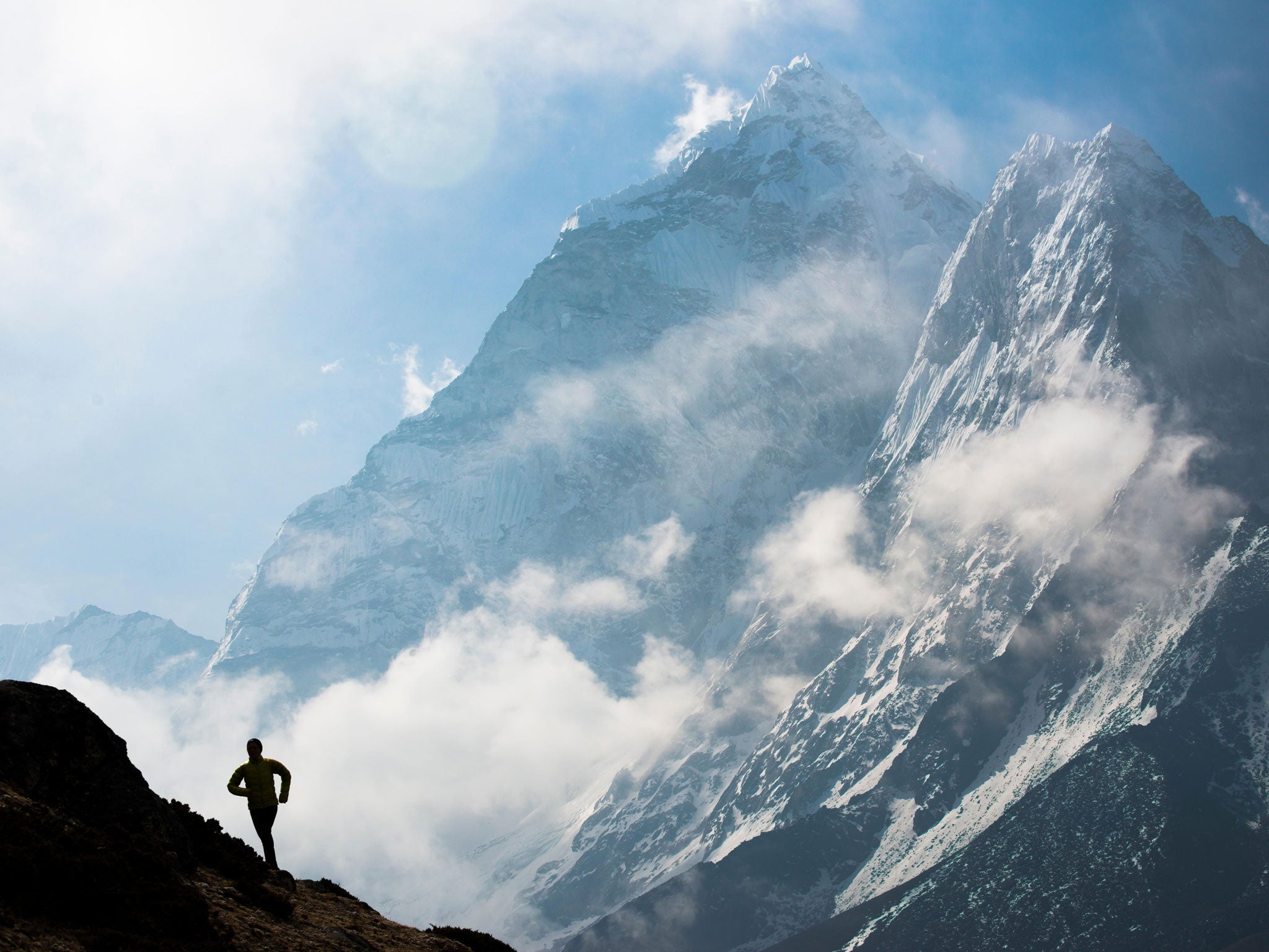 Higher and longer: the Himalayas is Lizzy Hawker's natural habitat