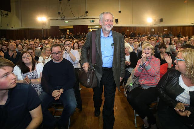 Jeremy Corbyn drew large crowds for speeches during the Labour leadership election 