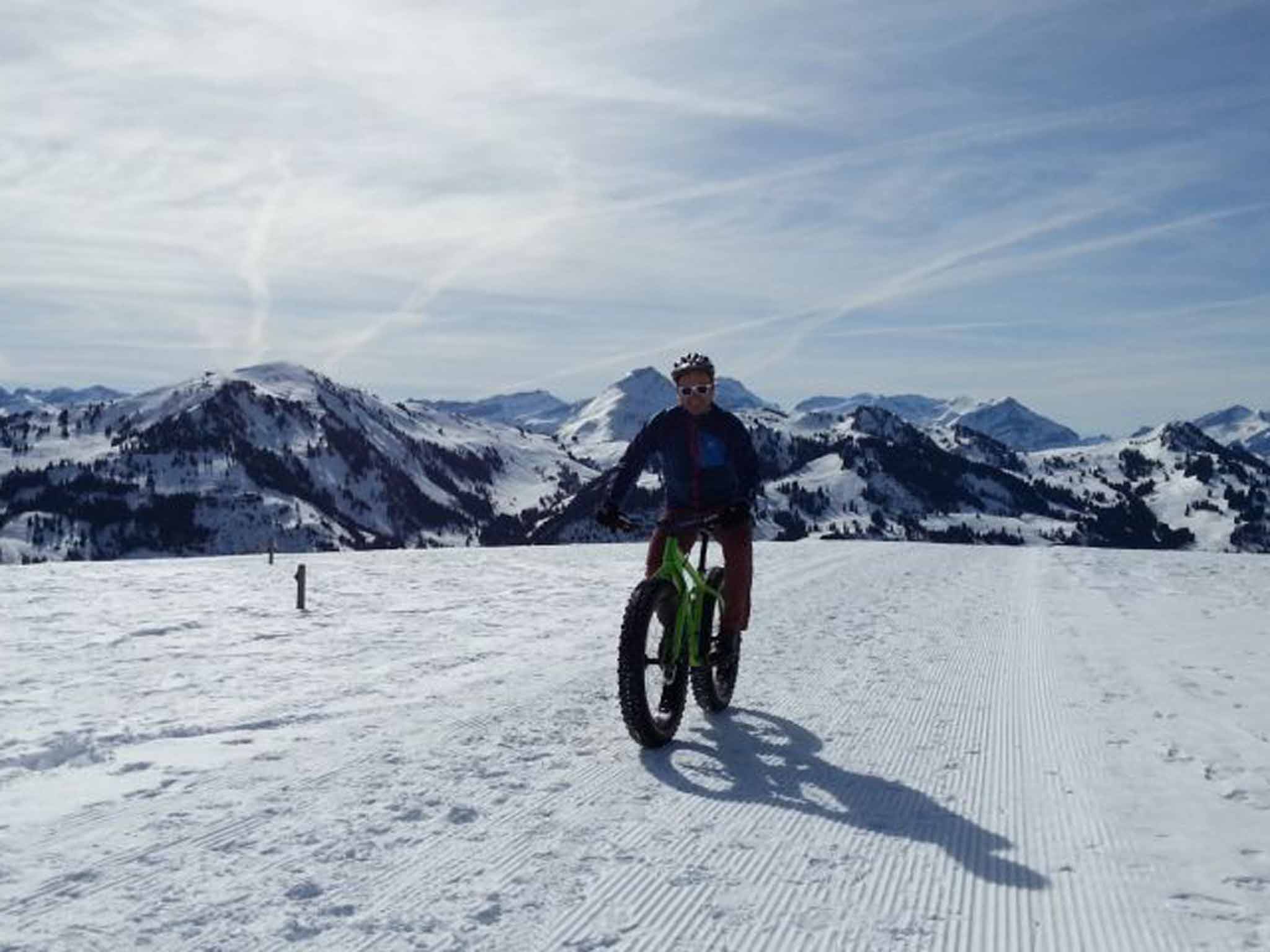 Fat biking the latest snow sport to hit the Swiss Alps The Independent The Independent