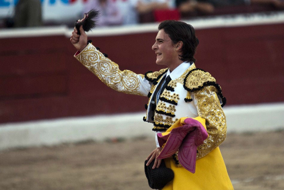 Michel Lagravere Peniche started his bull-fighting career at the age of five