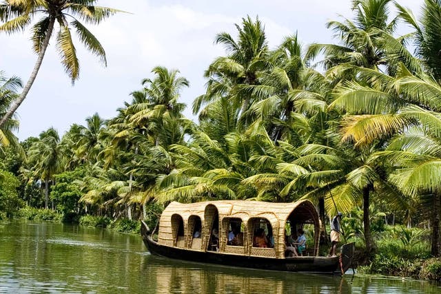 Catch a drift: floating along the backwaters is a quintessential Keralan experience