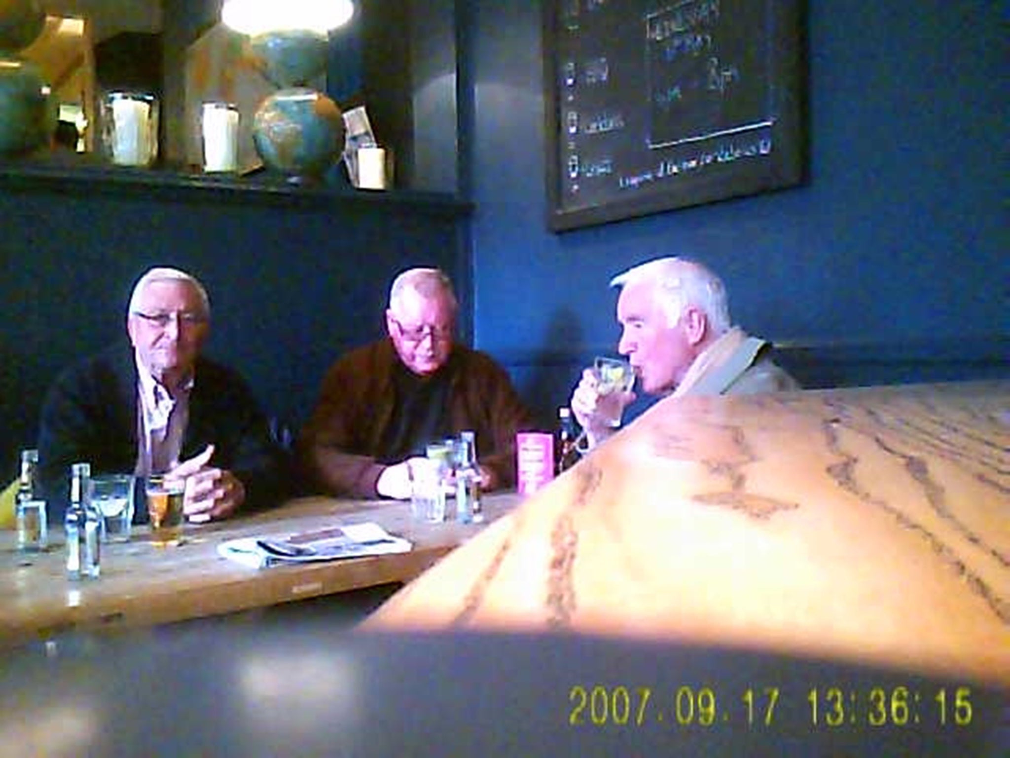 Collins, Perkins and Reader in the Castle Public House, Pentonville Road