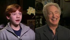 Alan Rickman kept the doodle young Rupert Grint was scared to show him
