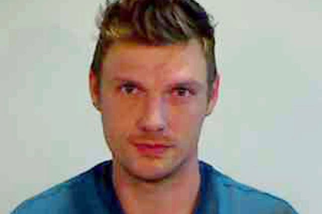 Nick Carter's mugshot, released by Monroe County Sheriff's Office