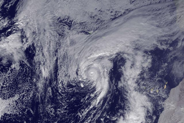 Tropical storm force winds will reach up to 85-mph over the Azores islands