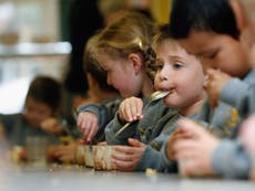 A third of teachers have given food to hungry pupils, poll finds