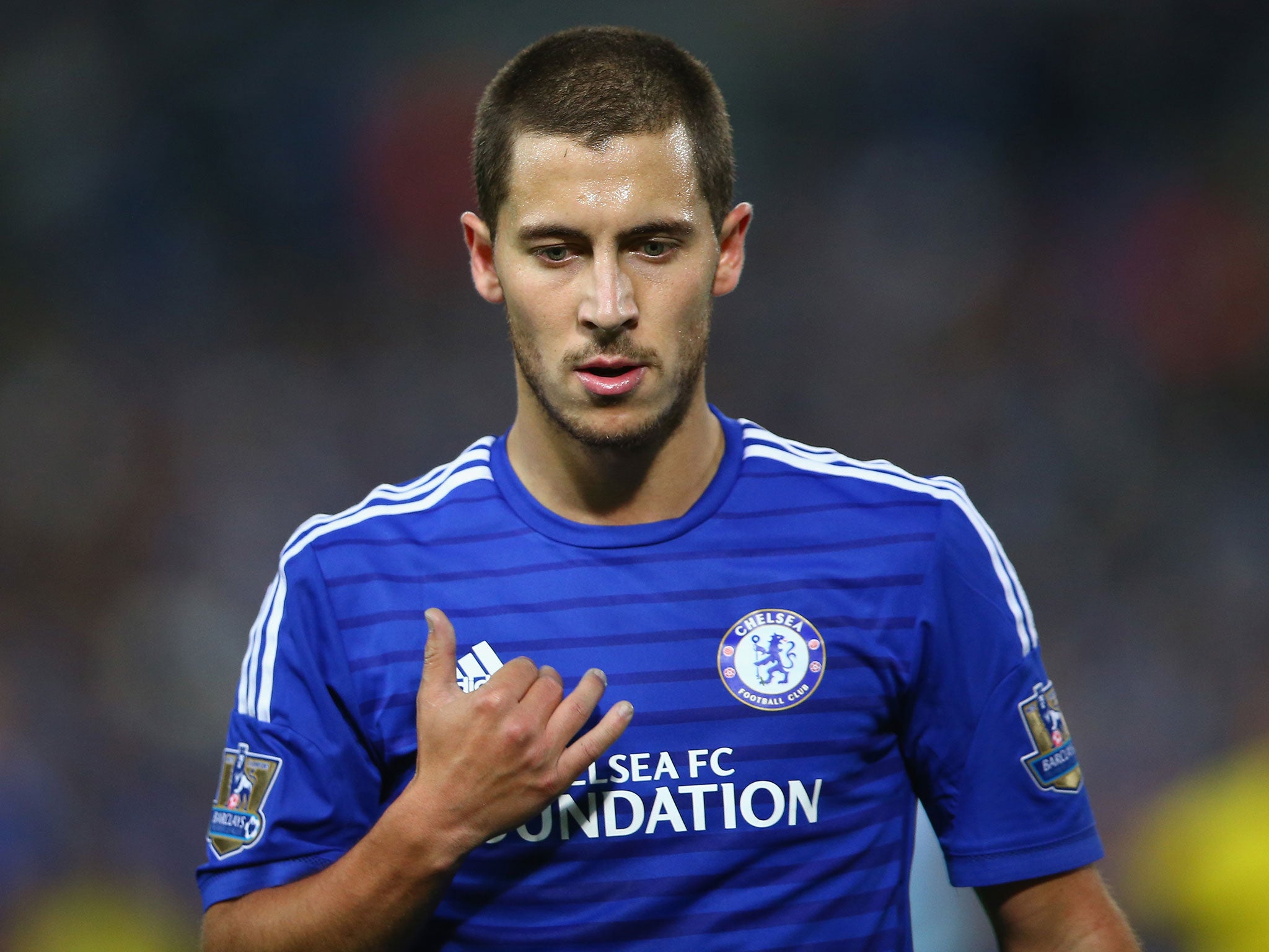 Eden Hazard has only scored once for Chelsea this season