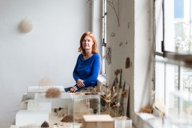 Simple geometry: Christiane Löhr at her studio in Cologne