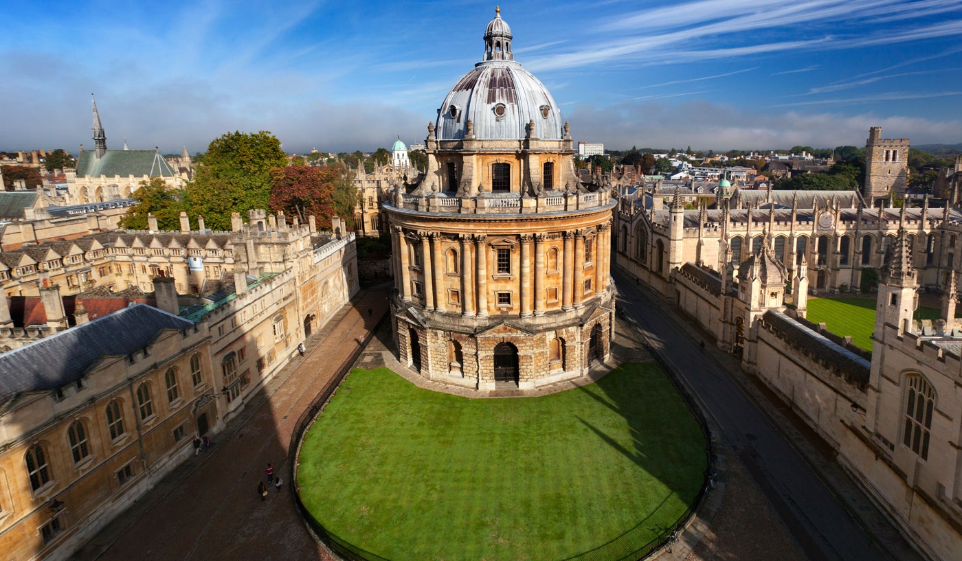 The University of Oxford, pictured, has been named as the top institution on the continent