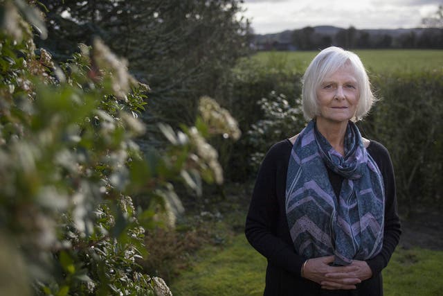 Historical novelist, Anne O'brien, at home in the Welsh Marches